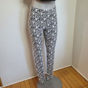 Black and White Patterned Pants